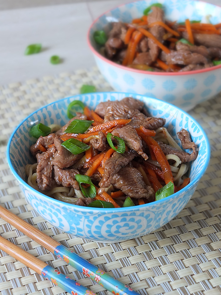 Ten Minute Ginger Honey Lamb Stir Fry