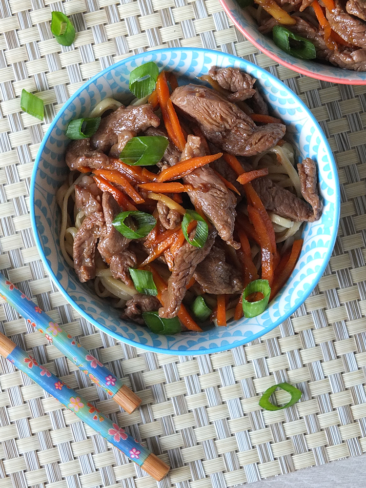 Ten Minute Ginger Honey Lamb Stir Fry