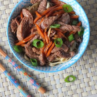 Ten Minute Ginger Honey Lamb Stir Fry