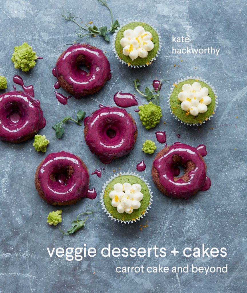 Veggie desserts and cake by Kate Hackworthy