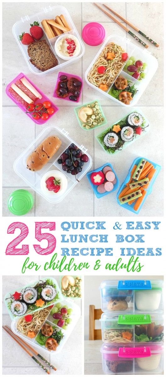 25+ Easy Lunch Box Ideas for Children & Adults | Elizabeth's Kitchen Diary