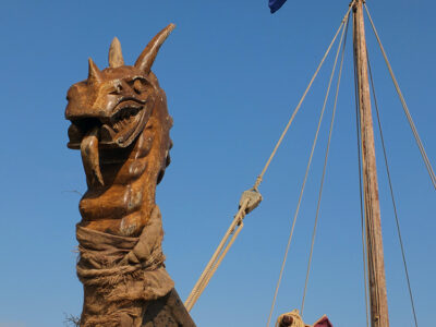 Ardglass Viking Longship Black Swallow