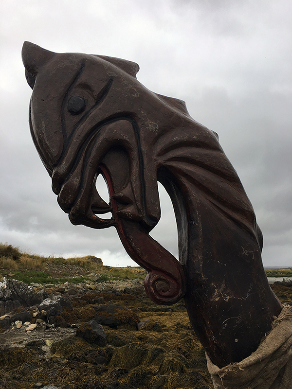 Ardglass Viking Longship Black Swallow