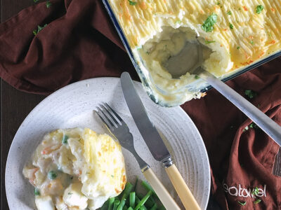 Family Meals: Creamy Fish Pie with Prawns and Dill