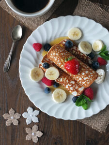 Three-Ingredient High-Protein Gluten-Free Crepes