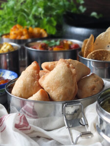 Mini Lamb, Pea and Potato Samosas