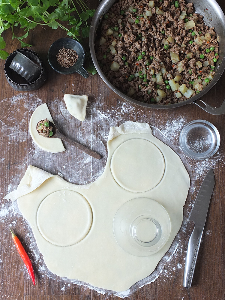 Mini Lamb, Pea and Potato Samosas