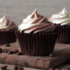 Chocolate and Coffee Cupcakes with Swirl Frosting