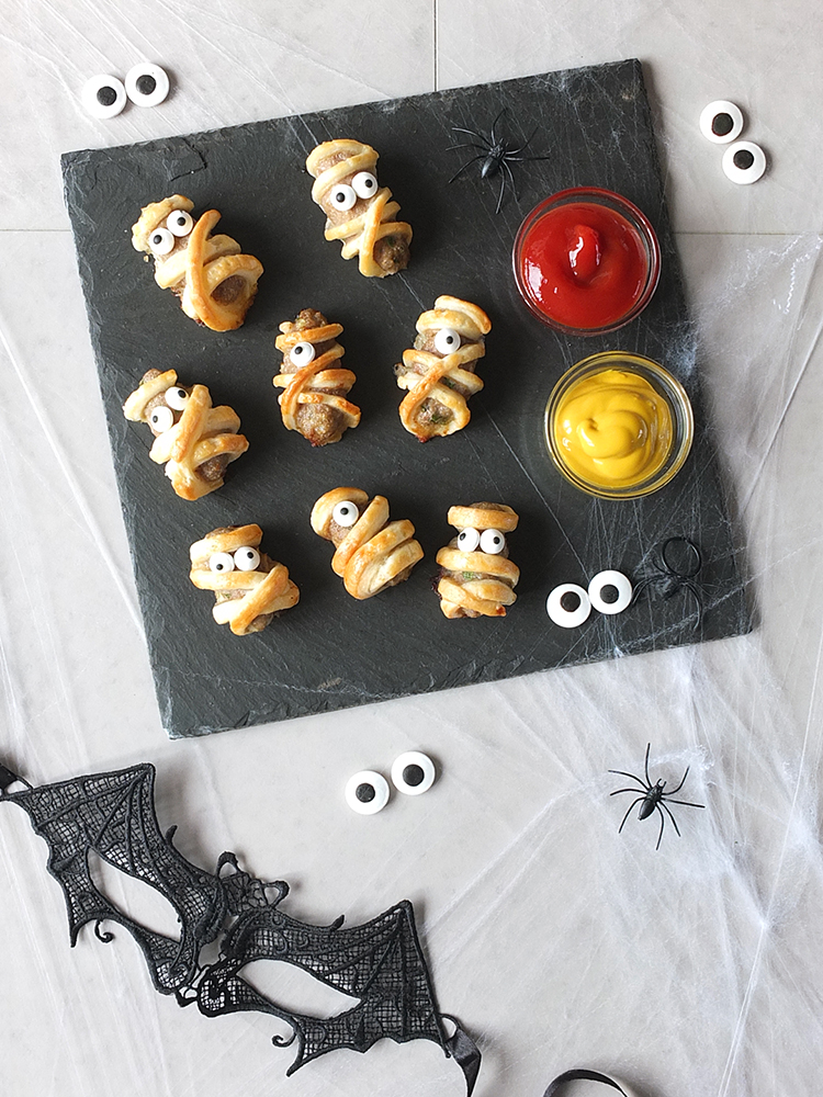 Spooky Halloween Sausage Roll Mummies with Lamb