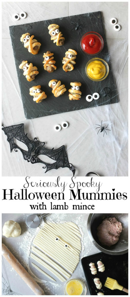 Spooky Halloween Sausage Roll Mummies with Lamb