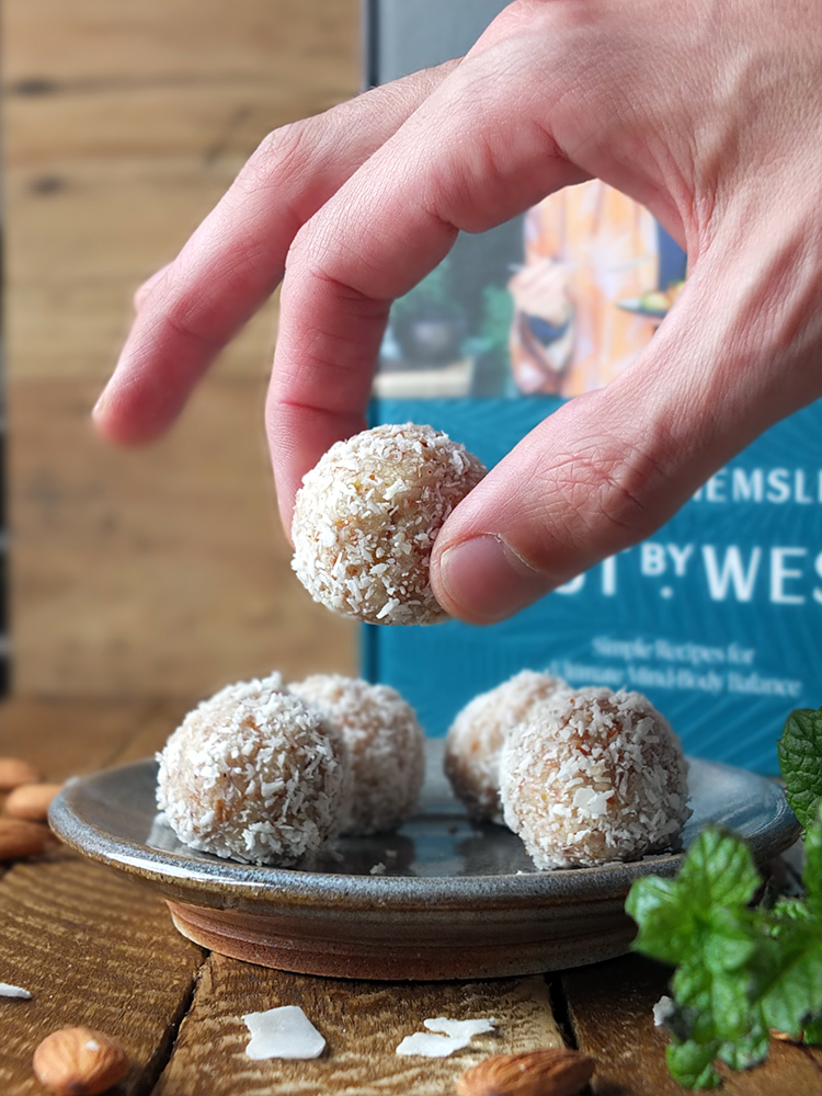 Coconut Lime and Mint Ladoo East by West Cookery Book