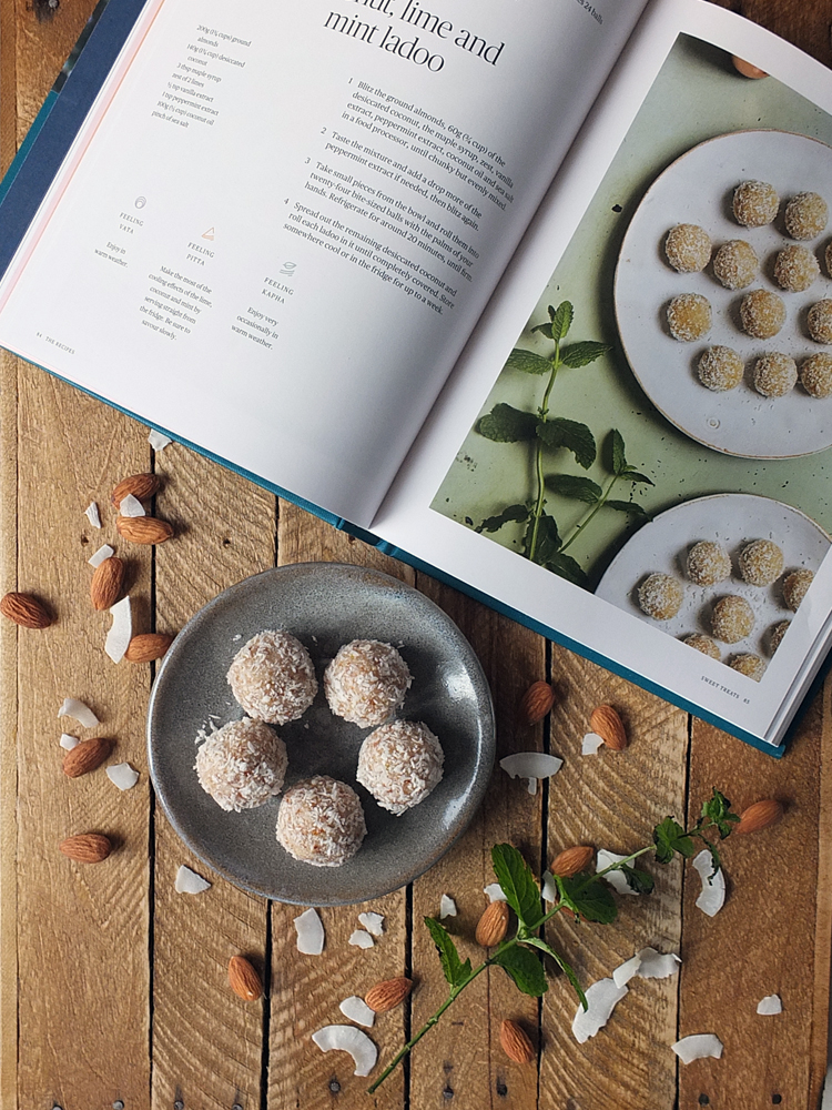 Coconut Lime and Mint Ladoo East by West Cookery Book