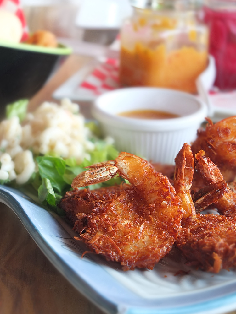 Coconut Shrimp at The West Deck Aruba