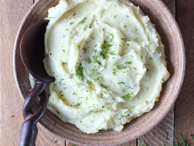 Cream Cheese and Chive Mashed Potatoes