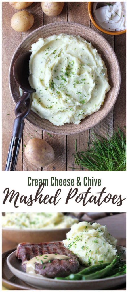 Cream Cheese and Chive Mashed Potatoes 