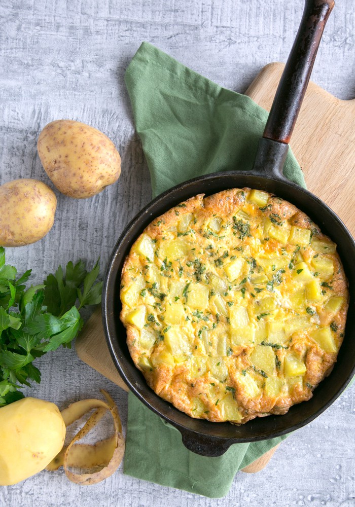 Italian Potato Frittata by The Petite Cook