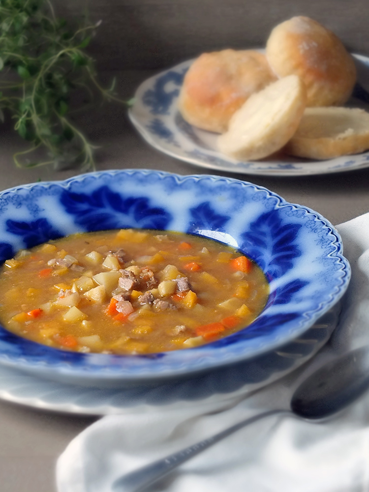 Leftover Roast Lamb & Winter Vegetable Soup-image