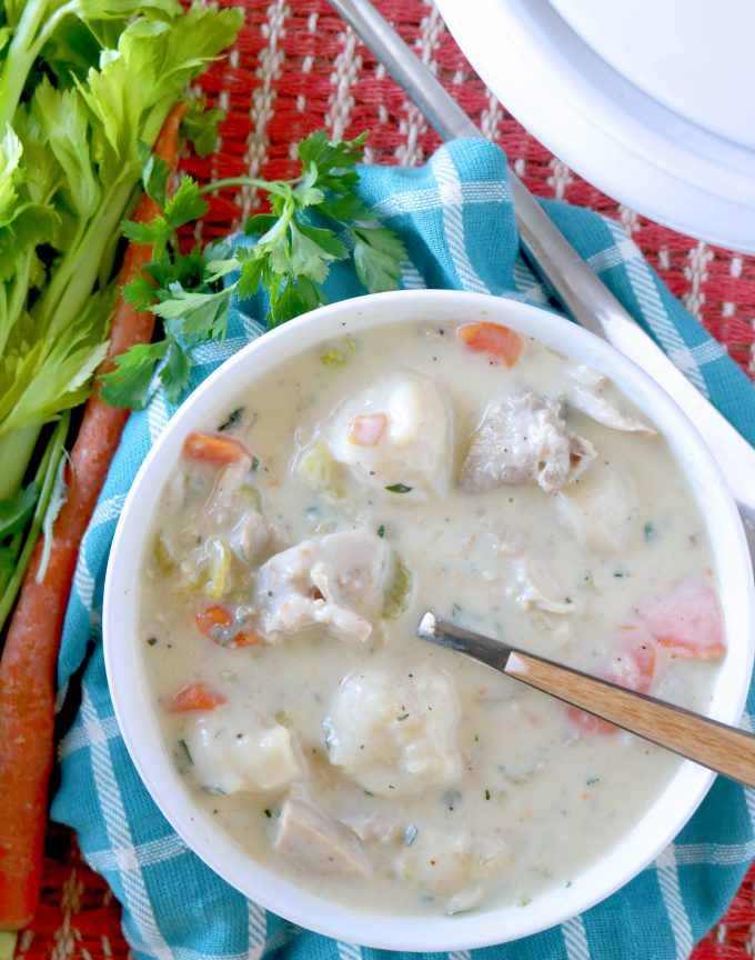 Leftover Turkey Stew and Dumplings by The Anthony Kitchen