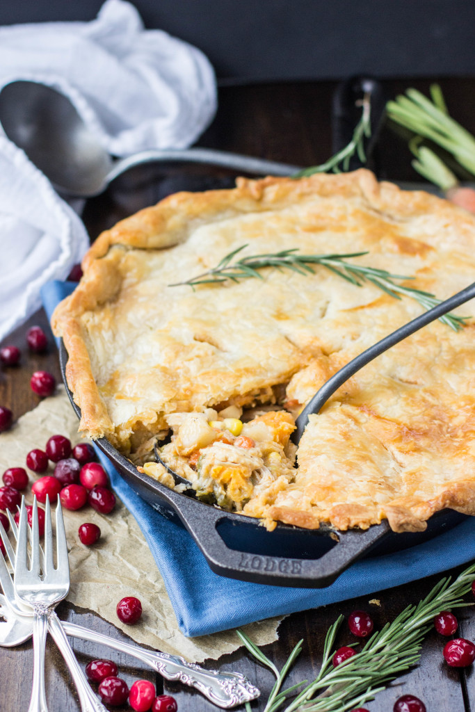 Leftover Turkey Pot Pie by Sugar Spun Run