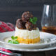 Lamb and Haggis Meatballs with Whisky Cream Sauce