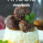 Lamb and Haggis Meatballs with Whisky Cream Sauce Pinterest