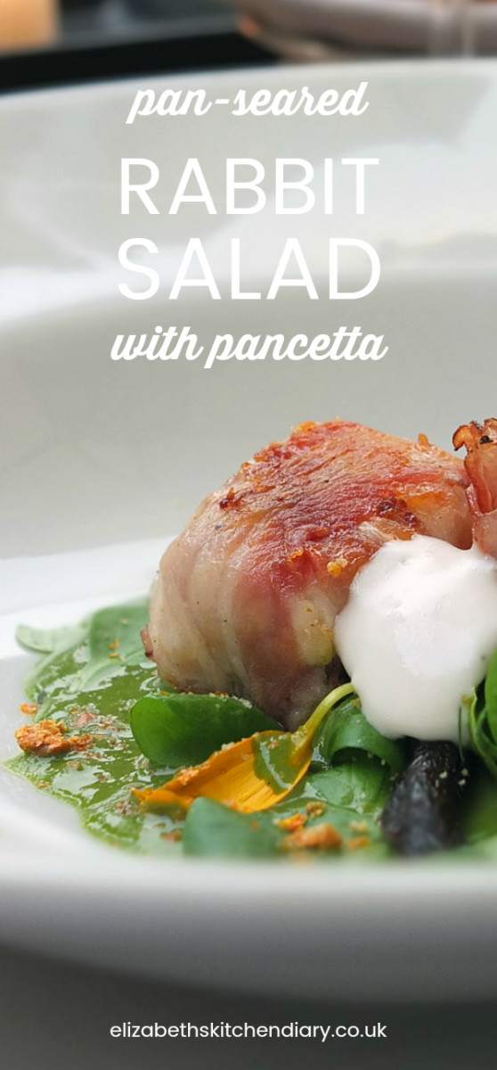 Pan-Seared Rabbit Loin Salad with Smoked Pancetta - Elizabeth's Kitchen ...