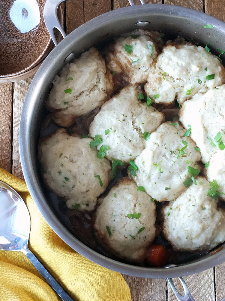 Tasty Easy Lamb Stew with Herbed Dumplings