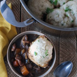 Tasty Easy Lamb Stew with Herbed Dumplings