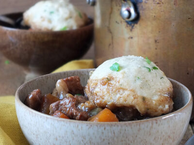 Tasty Easy Lamb Stew with Herbed Dumplings