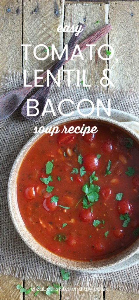 Tomato Lentil and Bacon Soup Recipe