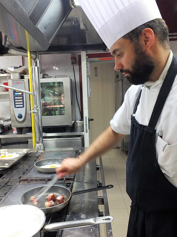 Pan-Seared Rabbit Loin Salad with Smoked Pancetta - Elizabeth's Kitchen ...