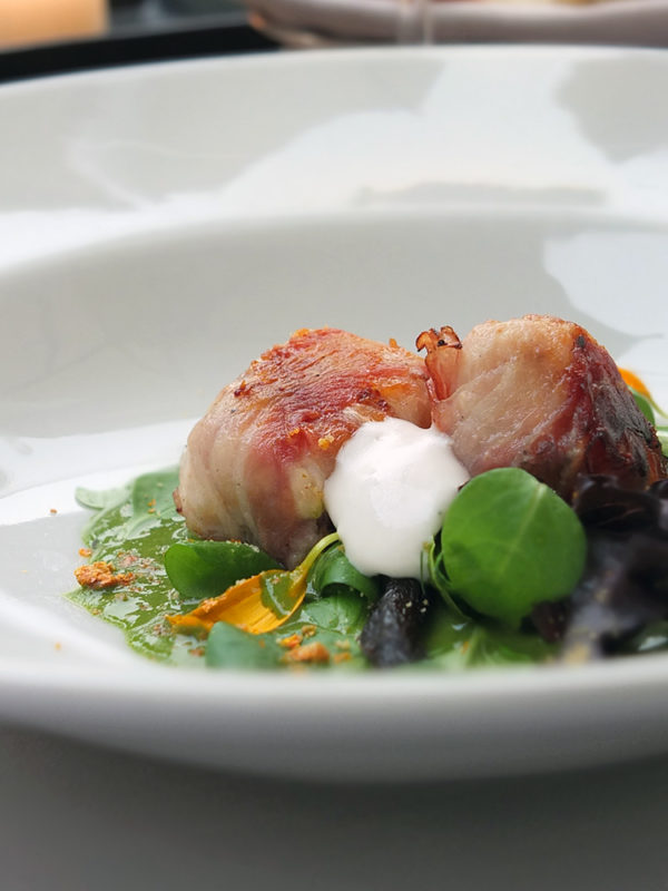 Pan-Seared Rabbit Loin Salad with Smoked Pancetta - Elizabeth's Kitchen ...