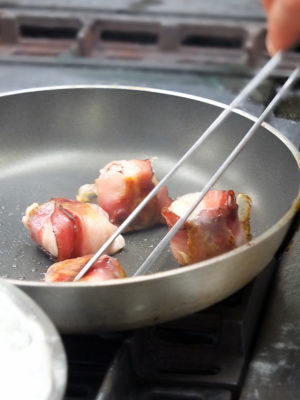 Pan-Seared Rabbit Loin Salad with Smoked Pancetta - Elizabeth's Kitchen ...