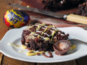 Gluten-Free Creme Egg Easter Brownie Recipe