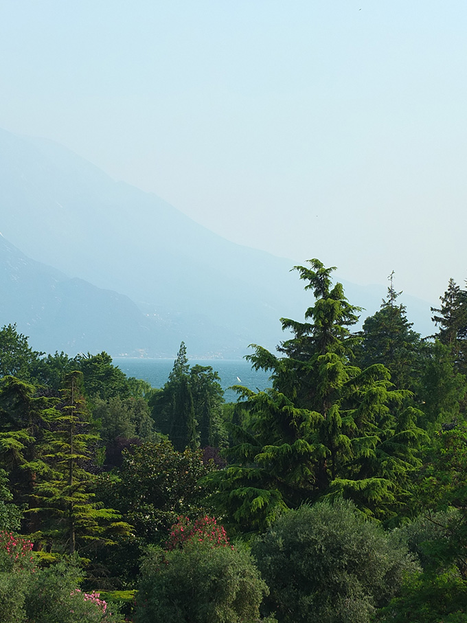 Hotel Luise Riva del Garda Italy View from Window