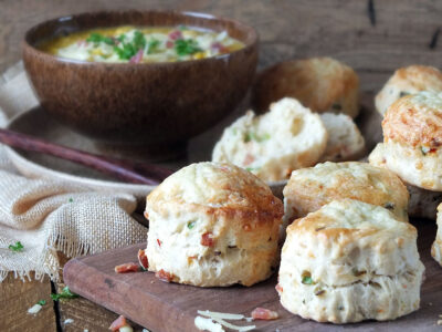 Easy Cheese and Bacon Scones Recipe