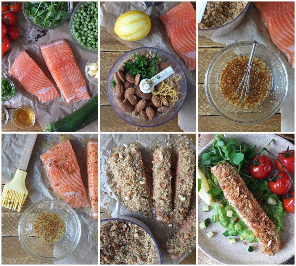 How to Make Baked Nut Crusted Salmon