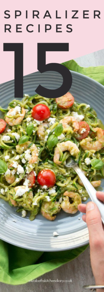 15 RECIPES YOU CAN MAKE WITH A VEGETABLE SPIRALIZER