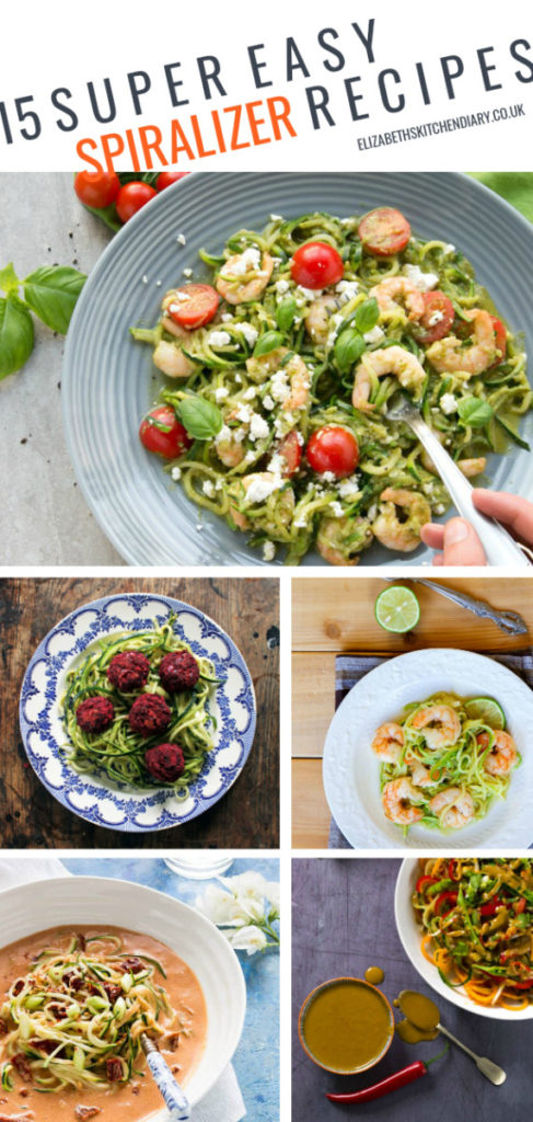 15 RECIPES YOU CAN MAKE WITH A VEGETABLE SPIRALIZER