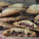 Chocolate Hazelnut Stuffed Chocolate Chip Cookies