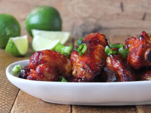 Oven-baked Honey-Sriracha Chicken Wings