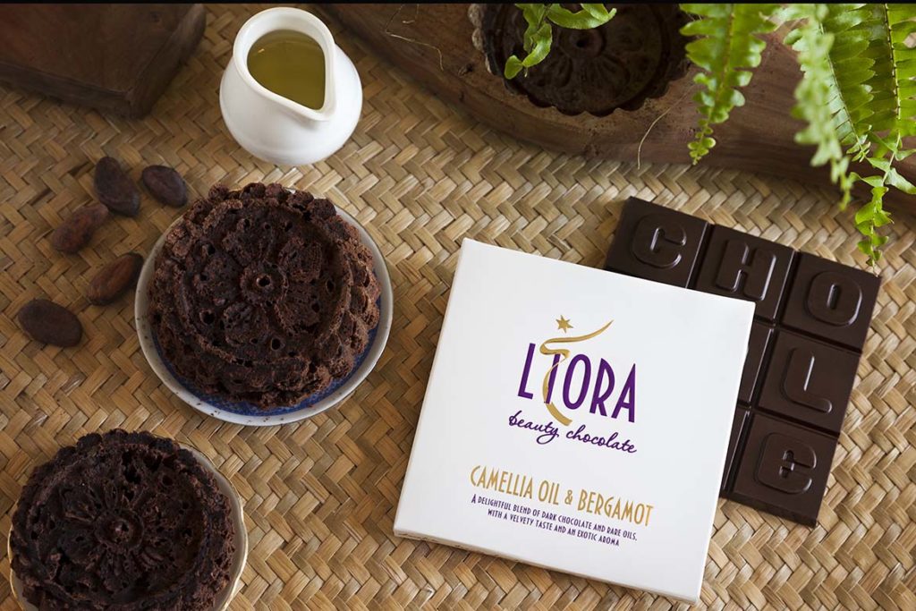 Liora Camellia Oil and Bergamot Beauty Chocolate