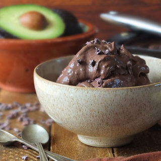 Vegan Chocolate Avocado Ice Cream