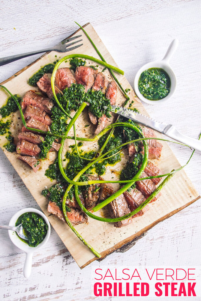 Salsa Verde Grilled Steak