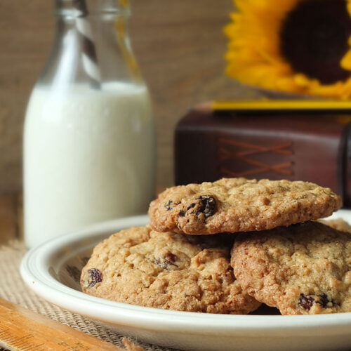 The Very Best Homemade Oatmeal Raisin Cookies - Elizabeth's Kitchen Diary