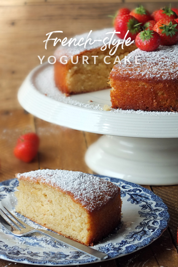 Use up that leftover yogurt in this quick and easy cake recipe! #yogurt #cake #baking
