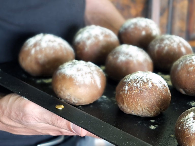 Wee Scottish Black Pudding Bread/Dinner Rolls Elizabeth's Kitchen Diary