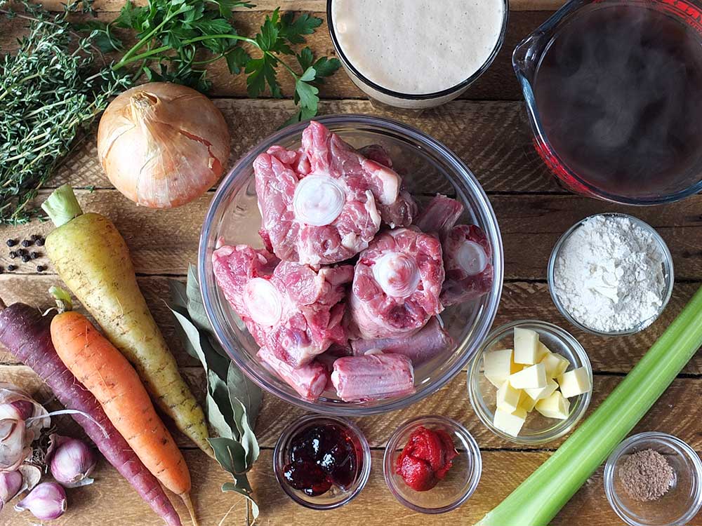 Ingredients for Oxtail Soup in the Slow Cooker