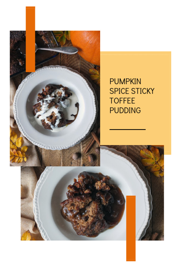 Pumpkin Spice Sticky Toffee Pudding #pumpkinspice #dessert #pumpkin