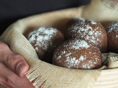 Wee Black Pudding Bread/Dinner Rolls